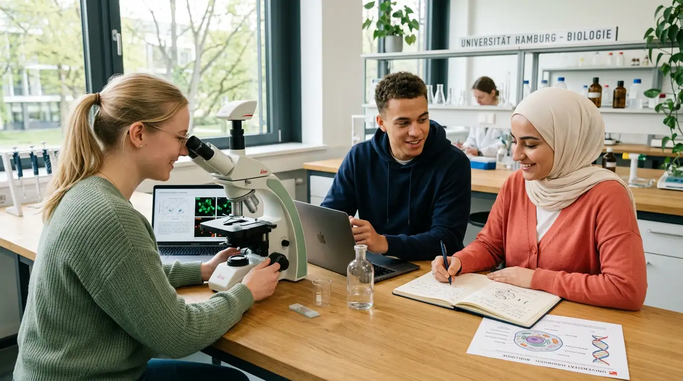 Abschlussarbeit in Biologie mit Laborarbeit und Datenanalyse