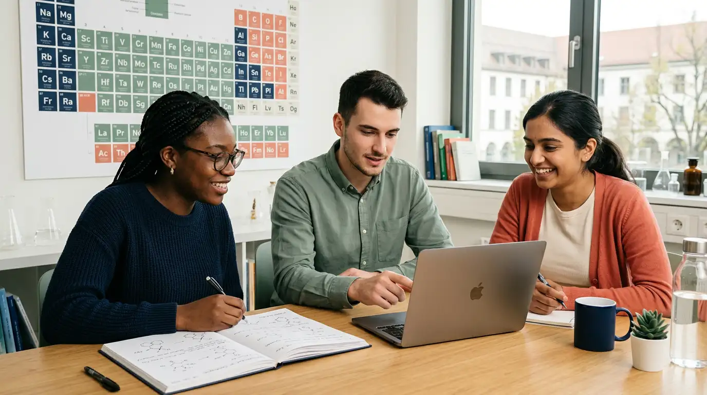 Abschlussarbeit in Chemie mit Synthese und Analytik im Labor