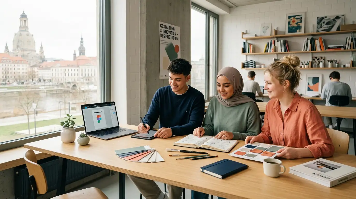 Abschlussarbeit in Kunst und Design mit kreativem Projekt und Theorie